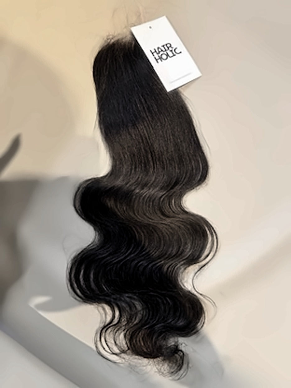 Vietnamese raw hair HD closure with Hairholic tag