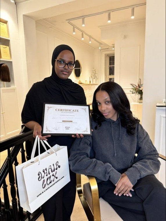 JhairLux Academy students with certificate